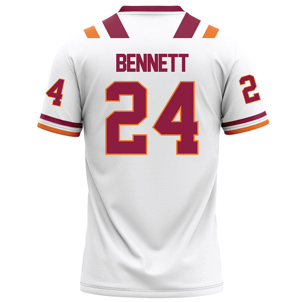 Virginia Tech - NCAA Football : Braydon Bennett - White Football Jersey-1