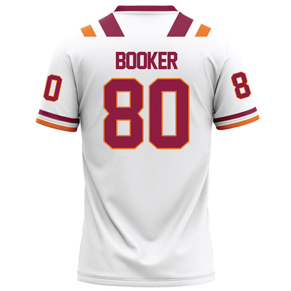 Virginia Tech - NCAA Football : LJ Booker - White Football Jersey-1