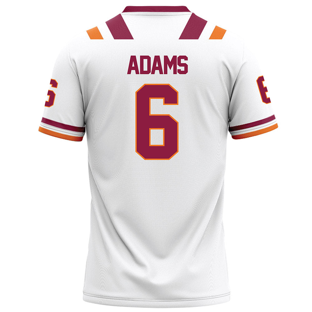 Virginia Tech - NCAA Football : Keylen Adams - White Football Jersey