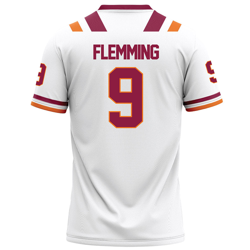 Virginia Tech - NCAA Football : Cam Flemming - White Football Jersey-1