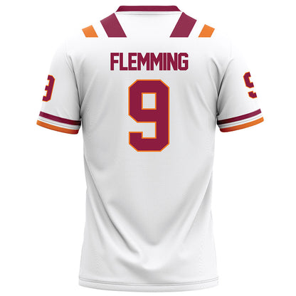Virginia Tech - NCAA Football : Cam Flemming - White Football Jersey-1