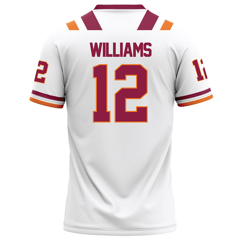 Virginia Tech - NCAA Football : Gabe Williams - White Football Jersey-1