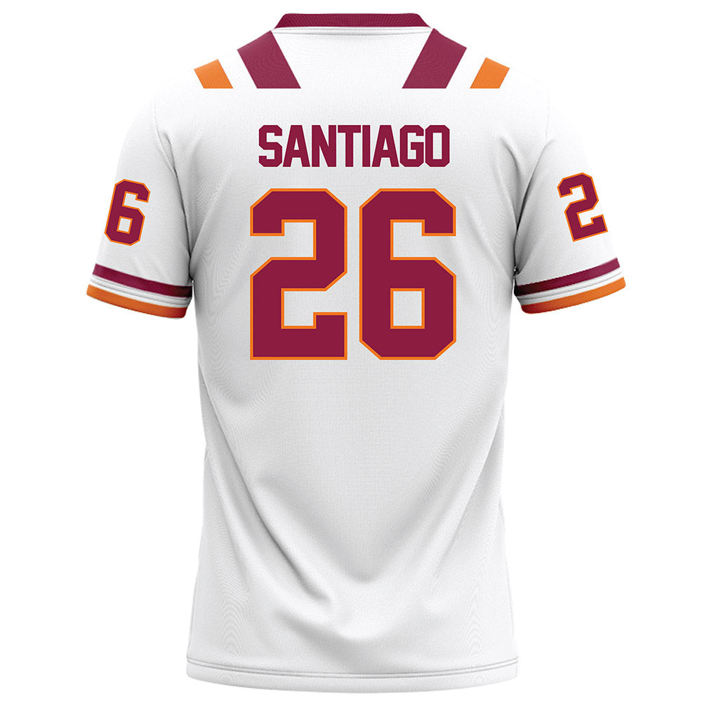 Virginia Tech - NCAA Football : Antwone Santiago - White Football Jersey-1