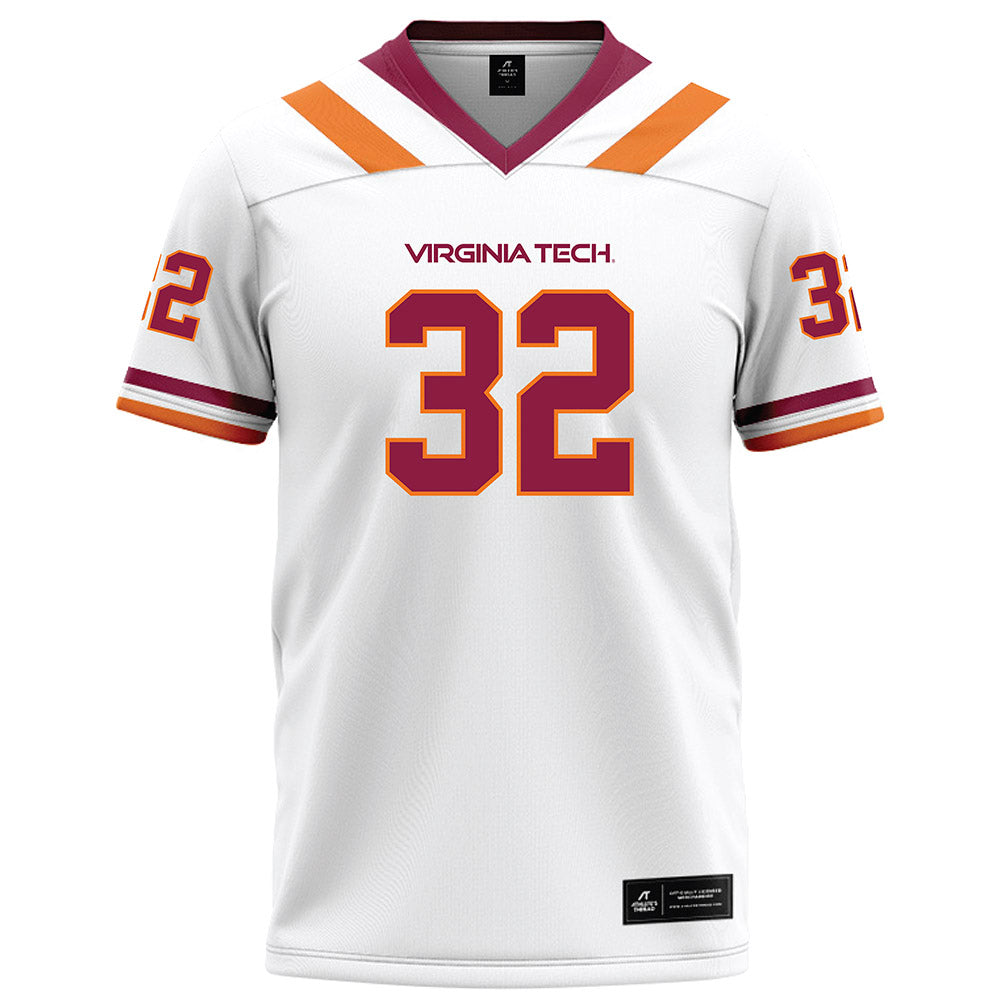 Virginia Tech - NCAA Football : Deric Dandy - White Football Jersey-0