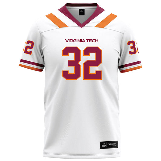 Virginia Tech - NCAA Football : Deric Dandy - White Football Jersey-0