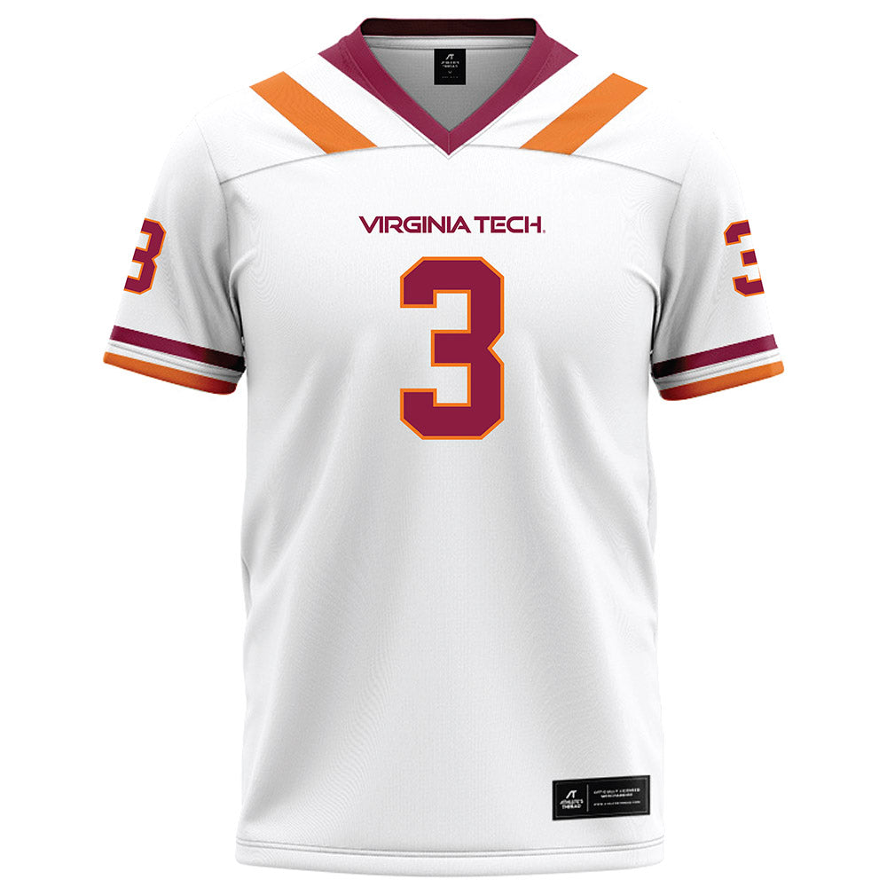 Virginia Tech - NCAA Football : Collin Schlee - White Football Jersey