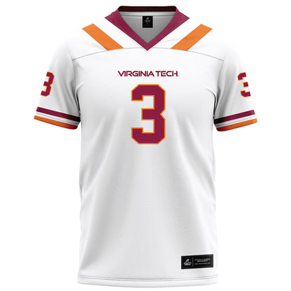 Virginia Tech - NCAA Football : Collin Schlee - White Football Jersey