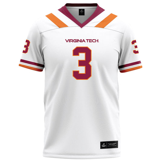 Virginia Tech - NCAA Football : Collin Schlee - White Football Jersey