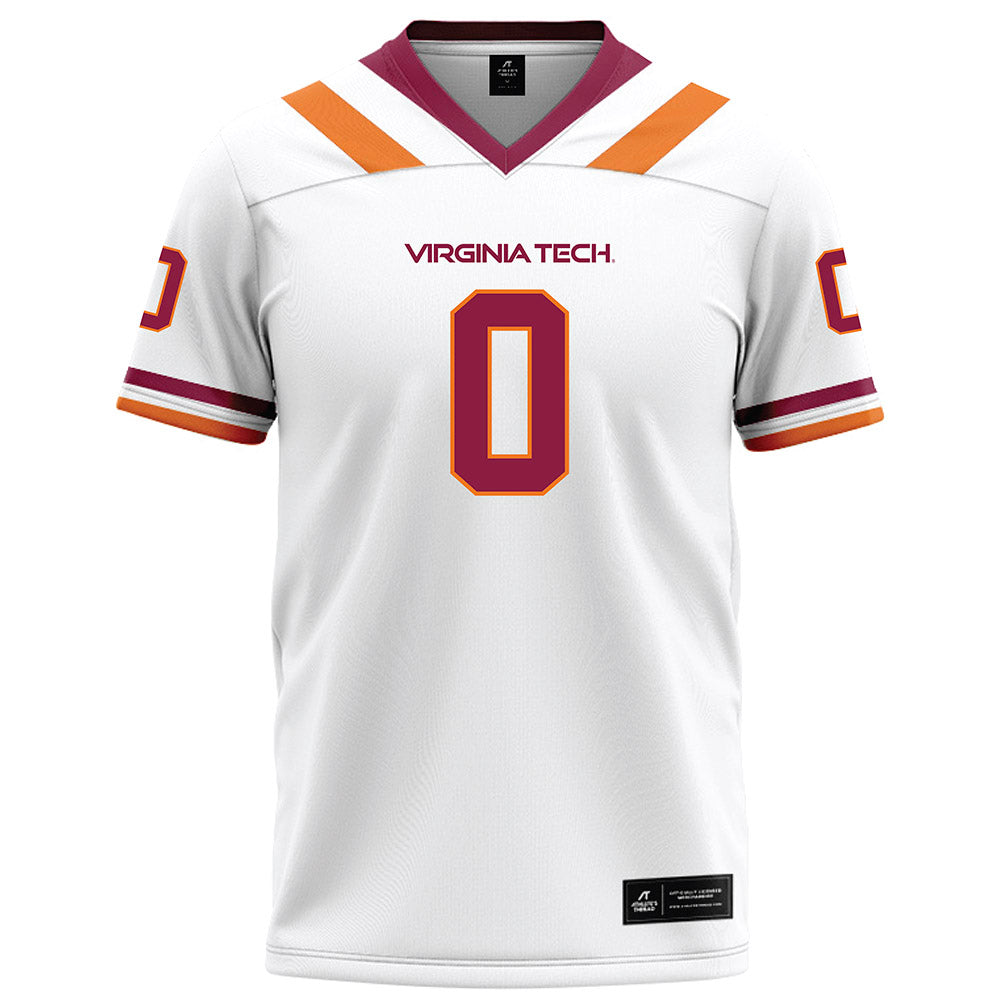 Virginia Tech - NCAA Football : Quentin Reddish - White Football Jersey-0