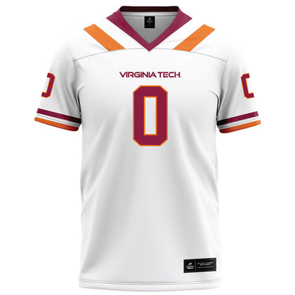 Virginia Tech - NCAA Football : Quentin Reddish - White Football Jersey-0