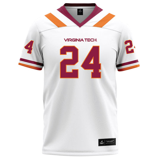 Virginia Tech - NCAA Football : Braydon Bennett - White Football Jersey-0