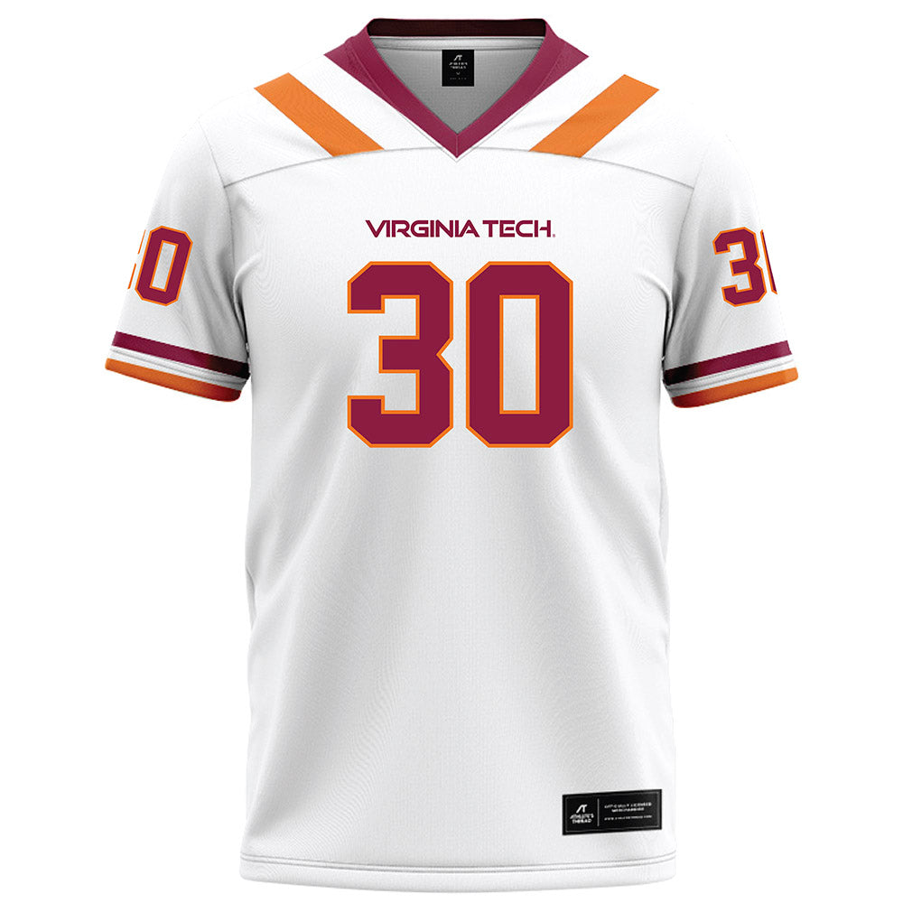 Virginia Tech - NCAA Football : Krystian Williams - White Football Jersey