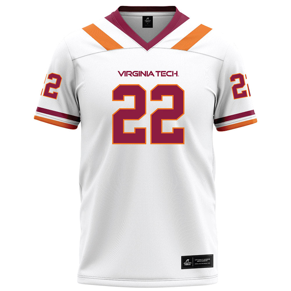 Virginia Tech - NCAA Football : Kelvin Gilliam - White Football Jersey-0