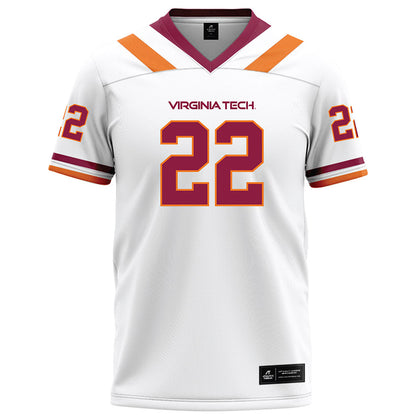 Virginia Tech - NCAA Football : Kelvin Gilliam - White Football Jersey-0