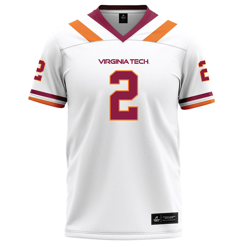 Virginia Tech - NCAA Football : Takye Heath - White Football Jersey
