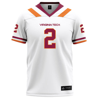 Virginia Tech - NCAA Football : Takye Heath - White Football Jersey