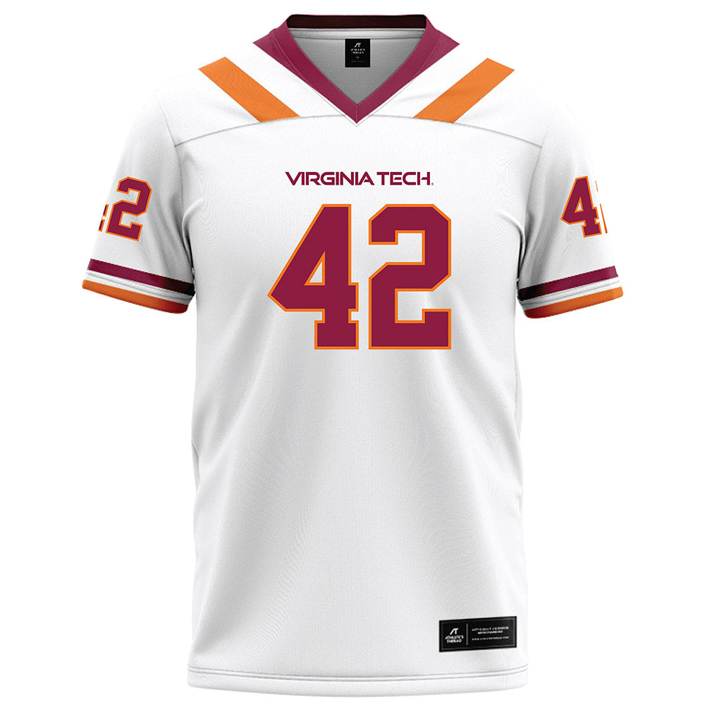 Virginia Tech - NCAA Football : Aycen Stevens - White Football Jersey-0