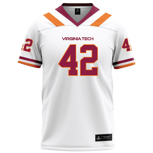 Virginia Tech - NCAA Football : Aycen Stevens - White Football Jersey-0