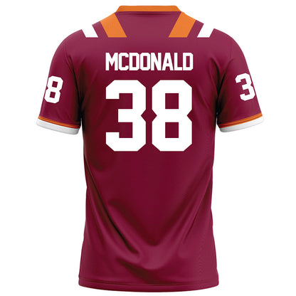 Virginia Tech - NCAA Football : Jayden McDonald - Football Jersey