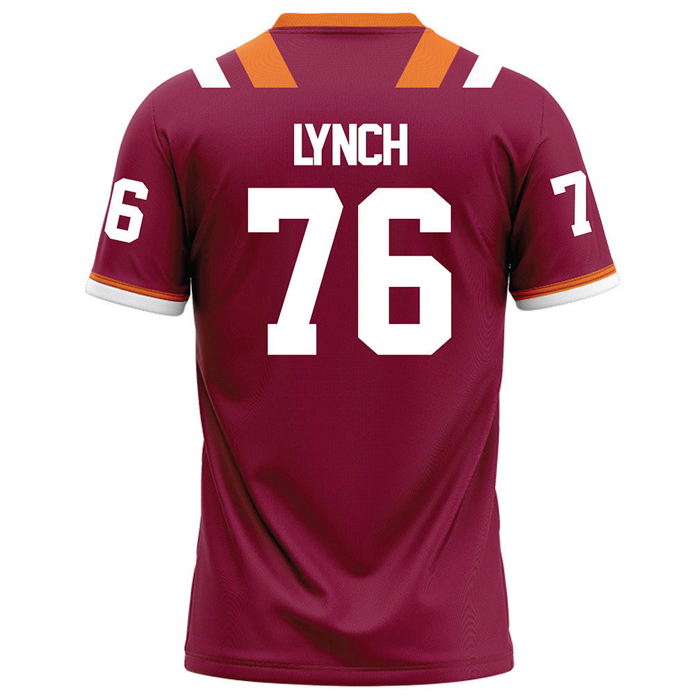 Virginia Tech - NCAA Football : Aidan Lynch - Maroon Football Jersey-1