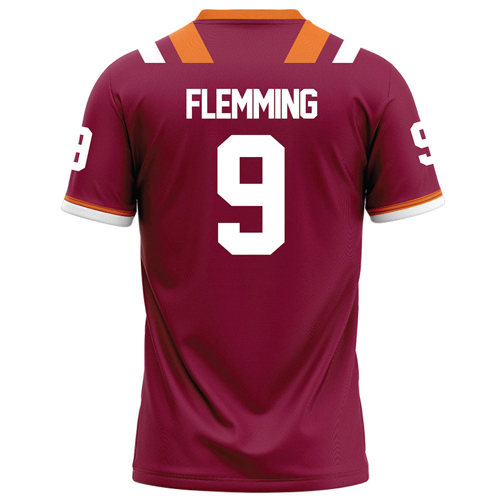 Virginia Tech - NCAA Football : Cam Flemming - Maroon Football Jersey-1