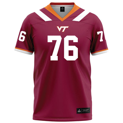 Virginia Tech - NCAA Football : Aidan Lynch - Maroon Football Jersey-0