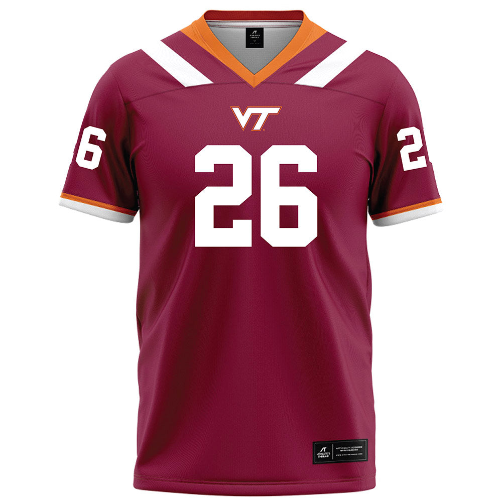 Virginia Tech - NCAA Football : Isaiah Brown-Murray - Maroon Football Jersey-0