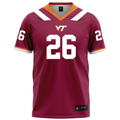 Virginia Tech - NCAA Football : Isaiah Brown-Murray - Maroon Football Jersey-0