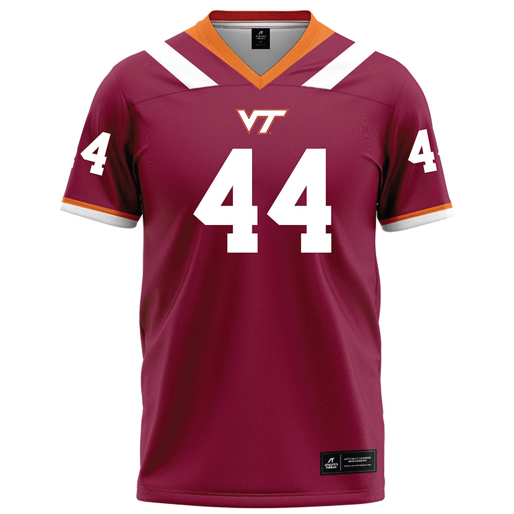 Virginia Tech - NCAA Football : Brett Clatterbaugh - Maroon Football Jersey-0