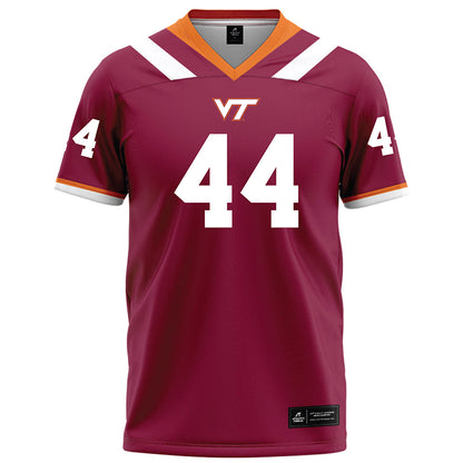 Virginia Tech - NCAA Football : Brett Clatterbaugh - Maroon Football Jersey-0