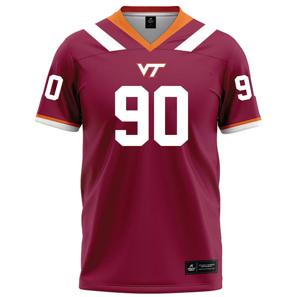 Virginia Tech - NCAA Football : Andrew Hanchuck - Maroon Football Jersey-0
