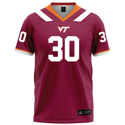 Virginia Tech - NCAA Football : Krystian Williams - Maroon Football Jersey