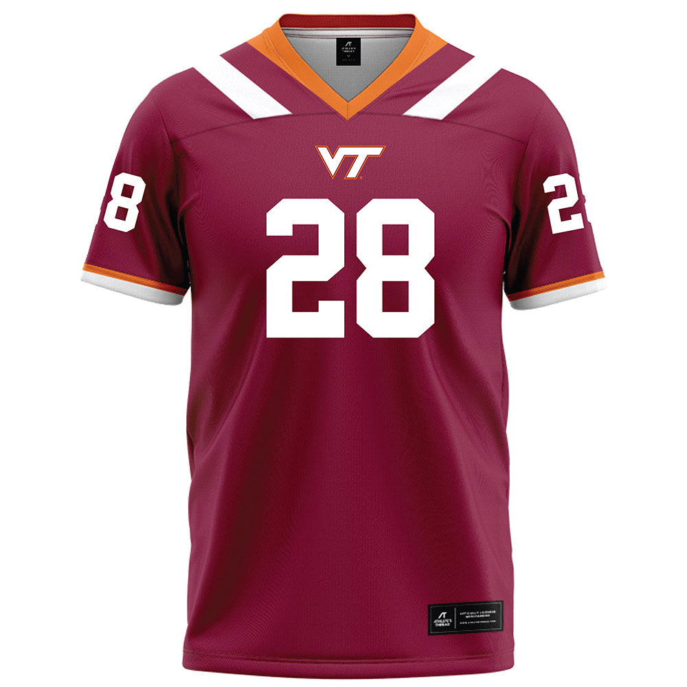 Virginia Tech - NCAA Football : Knahlij Harrell - Maroon Football Jersey-0