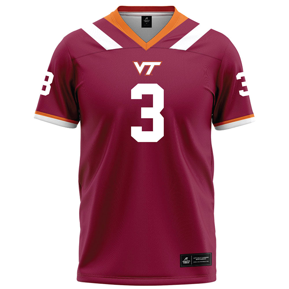 Virginia Tech - NCAA Football : Collin Schlee - Maroon Football Jersey