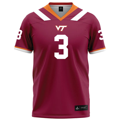 Virginia Tech - NCAA Football : Collin Schlee - Maroon Football Jersey