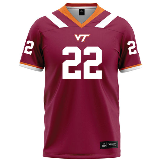 Virginia Tech - NCAA Football : Kelvin Gilliam Jr. - Maroon Football Jersey-0