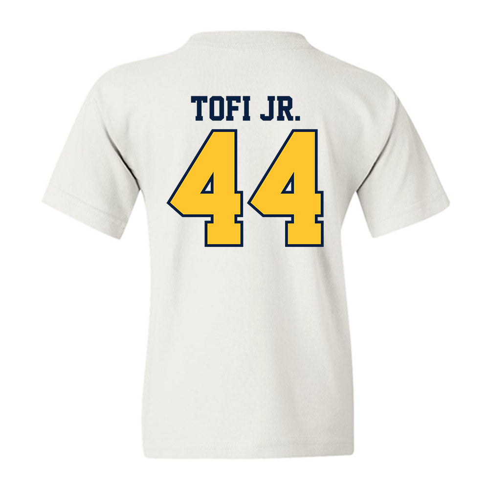 UC Berkeley - NCAA Football : John Tofi Jr. - Sports Shersey Youth T-Shirt-1