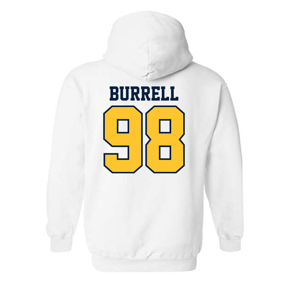 UC Berkeley - NCAA Football : Nate Burrell - Sports Shersey Hooded Sweatshirt-1