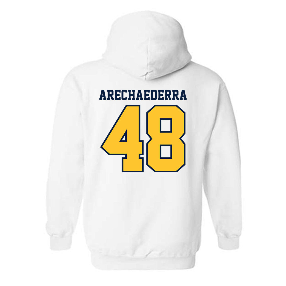 UC Berkeley - NCAA Football : Ewan Arechaederra - Sports Shersey Hooded Sweatshirt-1