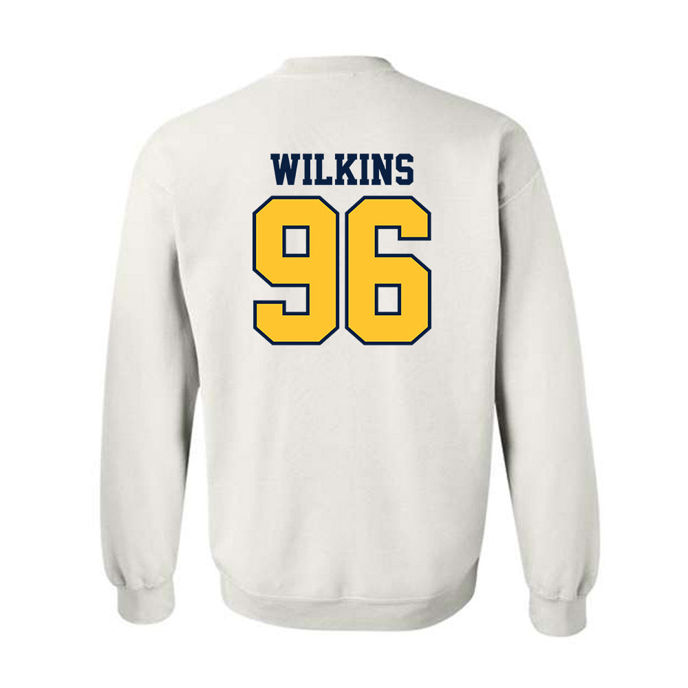 UC Berkeley - NCAA Football : Derek Wilkins - Sports Shersey Crewneck Sweatshirt-1