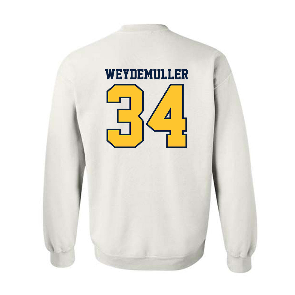 UC Berkeley - NCAA Football : Tobey Weydemuller - Sports Shersey Crewneck Sweatshirt-1