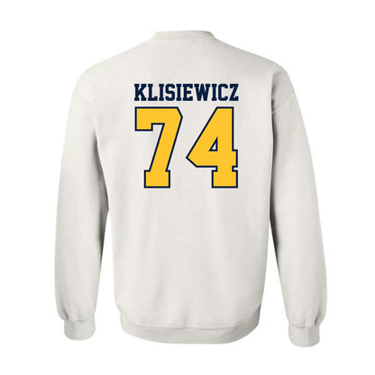 UC Berkeley - NCAA Football : Michael Klisiewicz - Sports Shersey Crewneck Sweatshirt-1