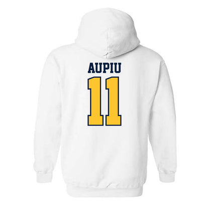 UC Berkeley - NCAA Football : Dayday Aupiu - Sports Shersey Hooded Sweatshirt