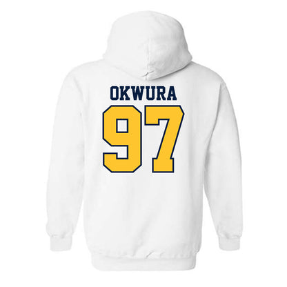 UC Berkeley - NCAA Football : Michael-Anthony Okwura - Sports Shersey Hooded Sweatshirt-1