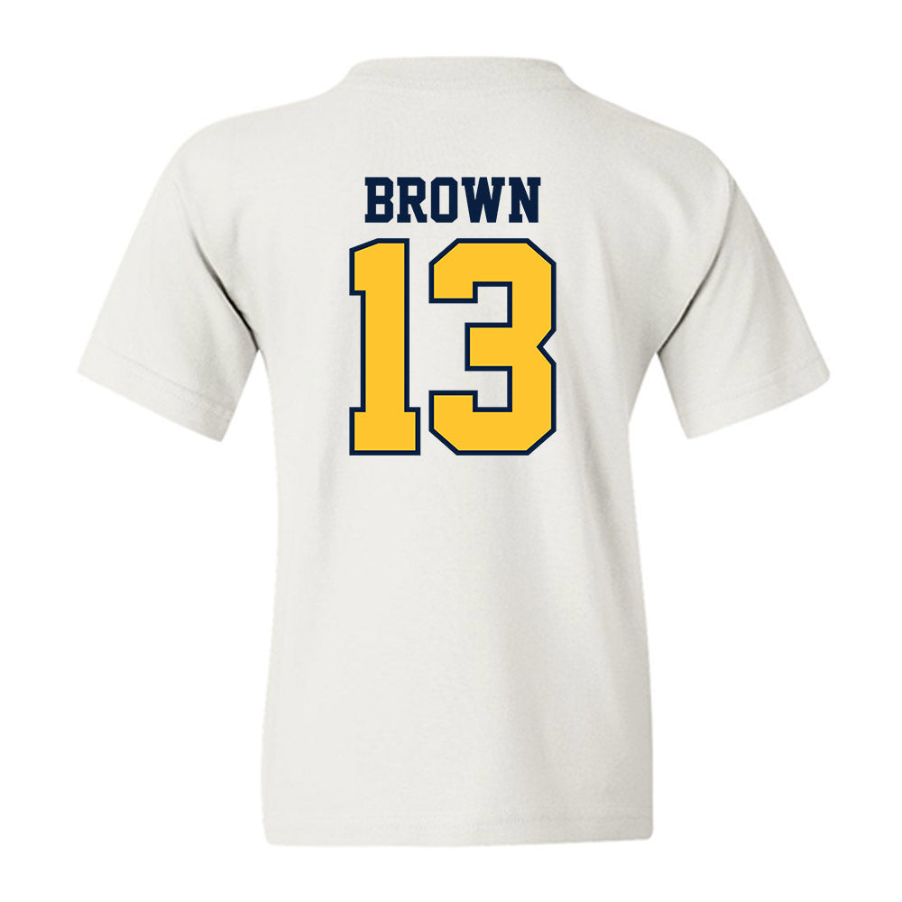 UC Berkeley - NCAA Football : Devin Brown - Sports Shersey Youth T-Shirt-1