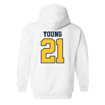 UC Berkeley - NCAA Football : Jae'on Young - Sports Shersey Hooded Sweatshirt-1