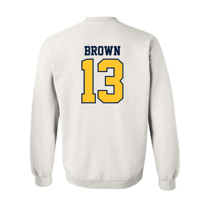 UC Berkeley - NCAA Football : Devin Brown - Sports Shersey Crewneck Sweatshirt-1