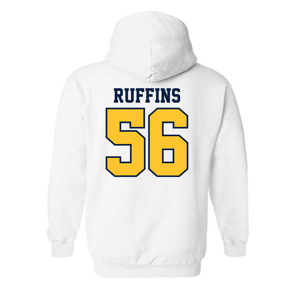 UC Berkeley - NCAA Football : Tyson Ruffins - Sports Shersey Hooded Sweatshirt-1