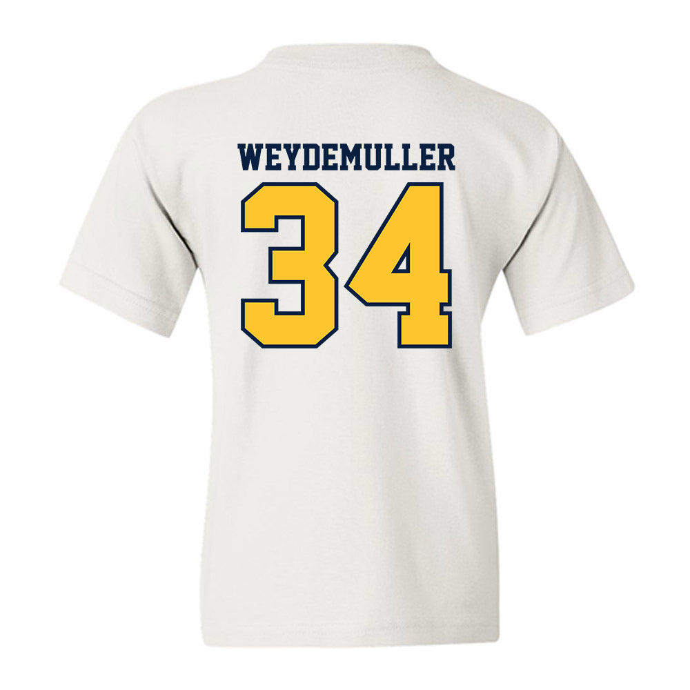 UC Berkeley - NCAA Football : Tobey Weydemuller - Sports Shersey Youth T-Shirt-1