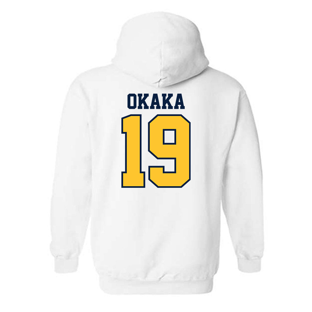 UC Berkeley - NCAA Football : Odera Okaka - Sports Shersey Hooded Sweatshirt-1